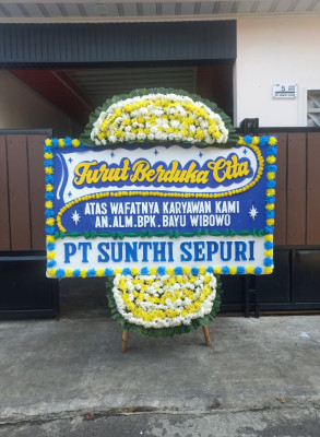 Papan Bunga Duka di Indarung